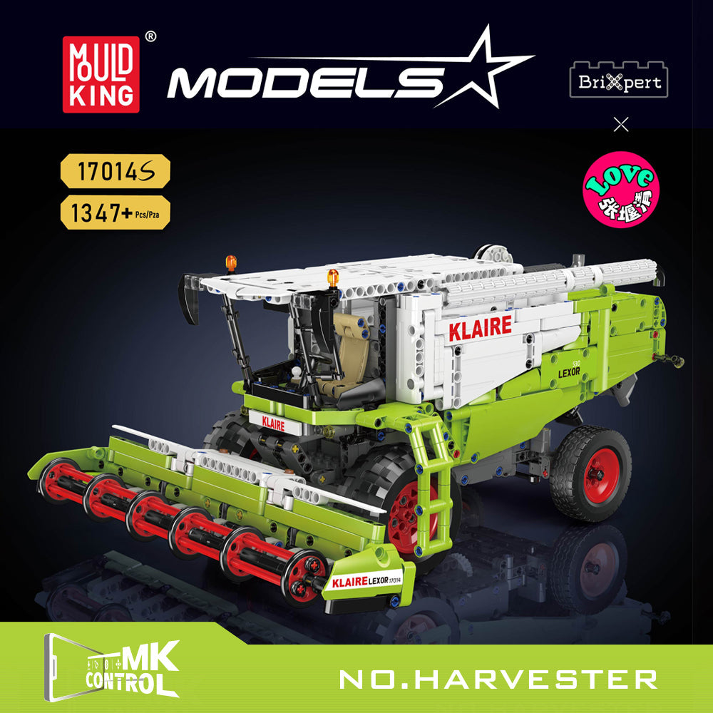Mould King 17014 Technik Mähdrescher ferngesteuert MaxiBricks