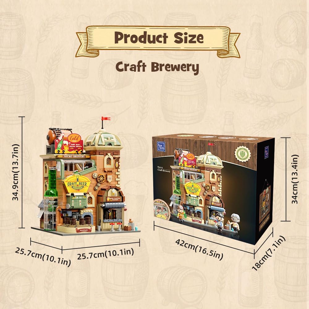 Pantasy 85023 Craft Beer Brewery Brauerei 2858 Teile Modular Building MaxiBricks