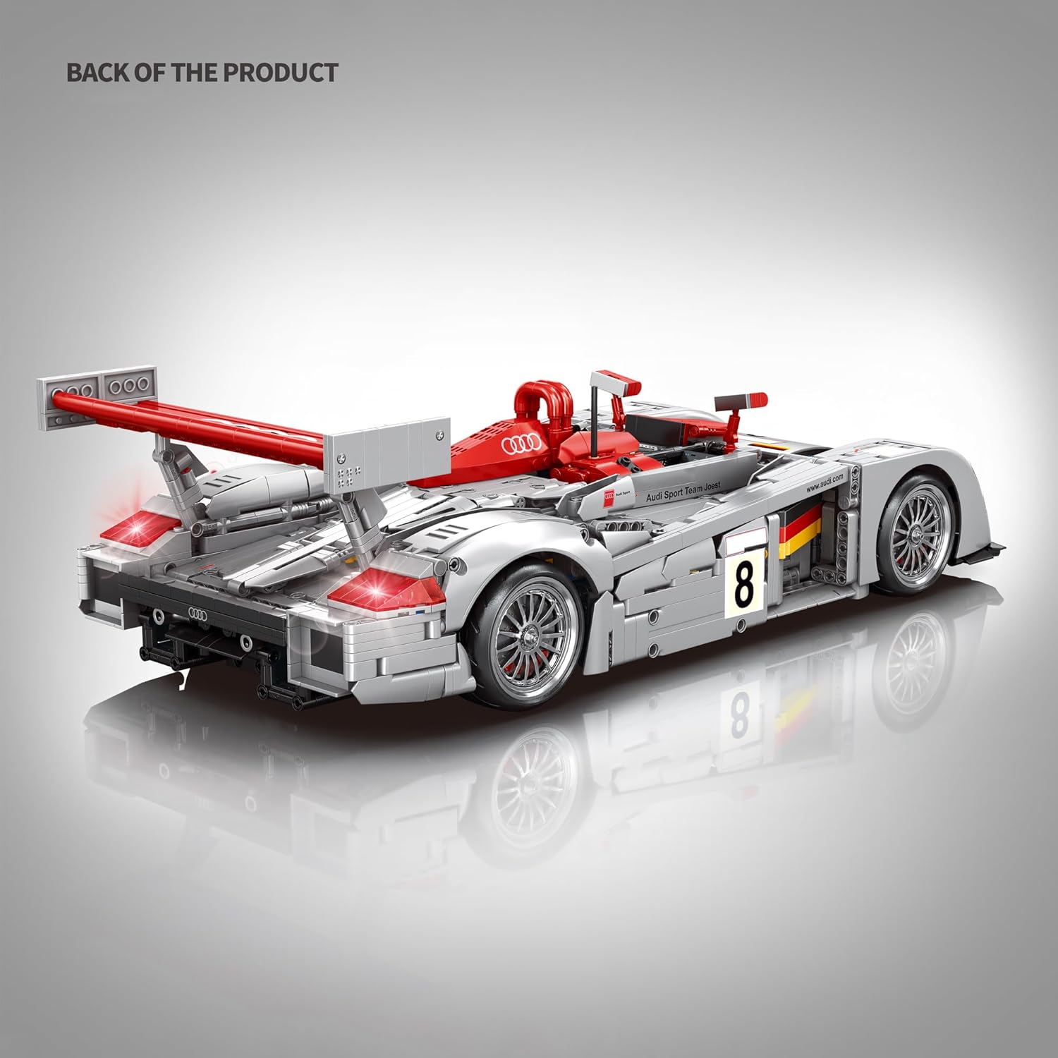 Bole Brick YC-23044 Technik Audi R8 LMP 1:10 MaxiBricks