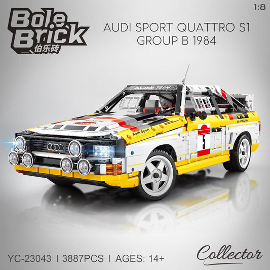 Bole Brick YC 23043 Technik Audi Sport Quattro 1984 1:8 MaxiBricks