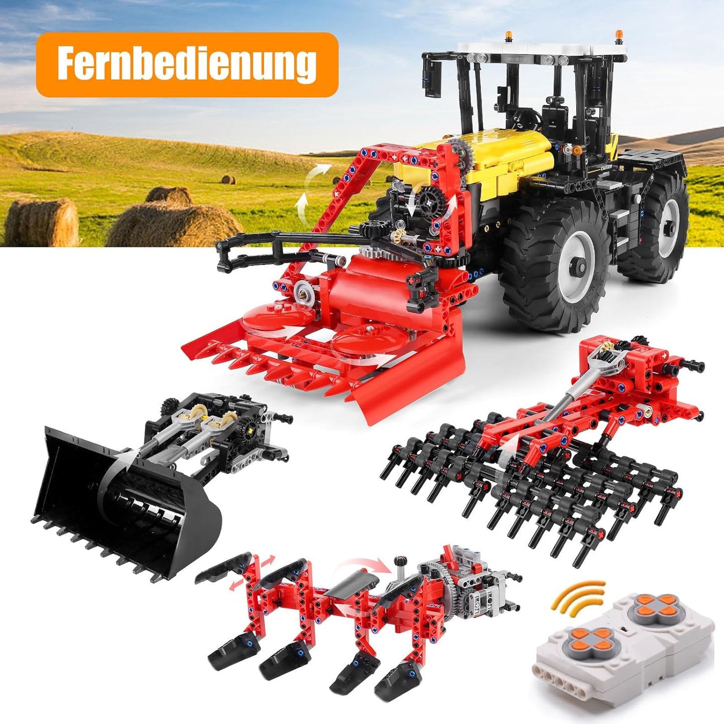 Mould King 17019 RC Traktor Ferngesteuert Mein Shop