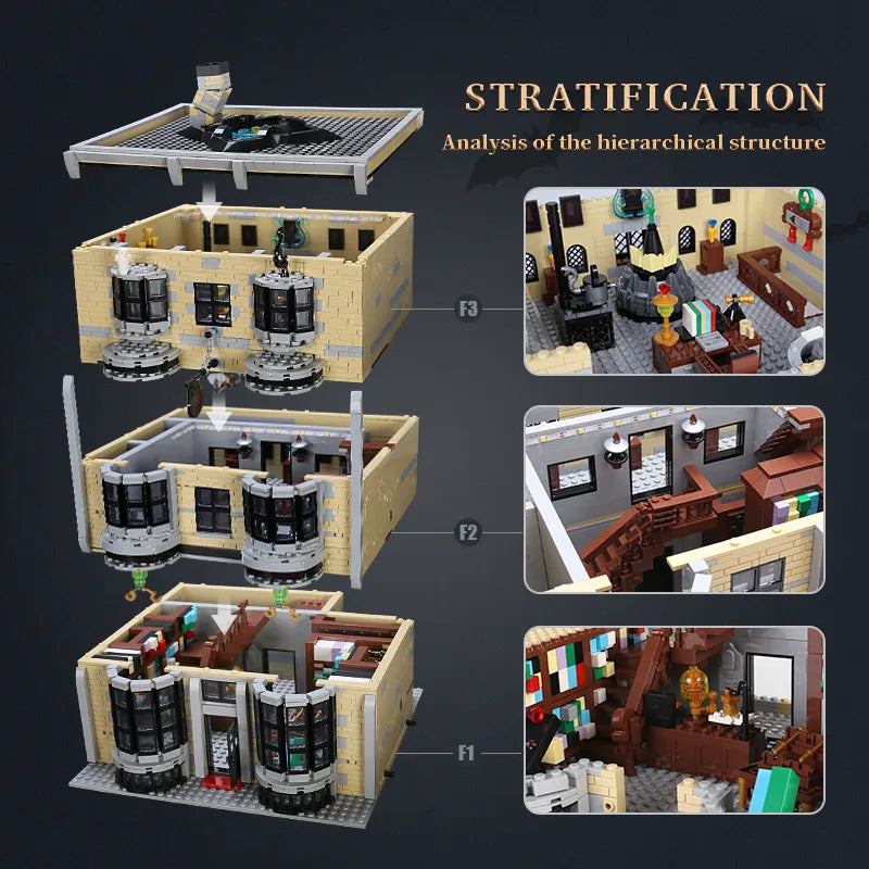 Mould King 16038 Zauberladen Diagon Alley LED Mein Shop
