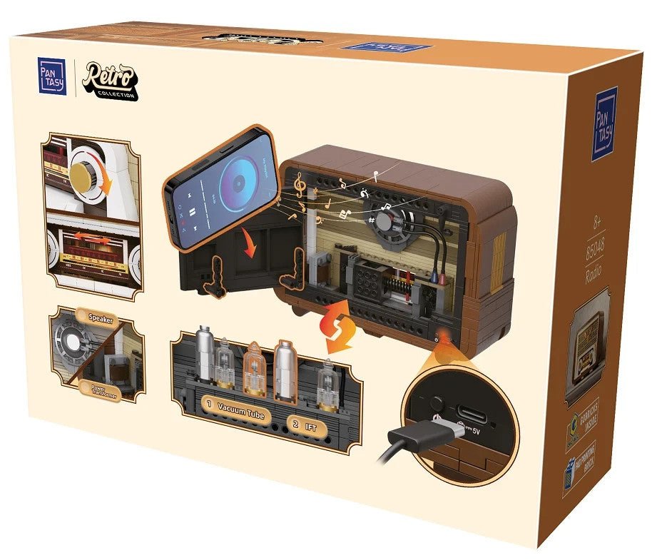 Pantasy 85048 Retro Radio Lautsprecher - MaxiBricks GmbH85048
