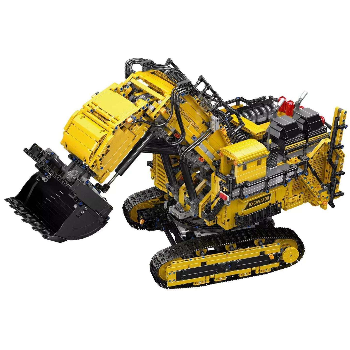 Mould King 17070 RC Raupenbagger Gelb - MaxiBricks