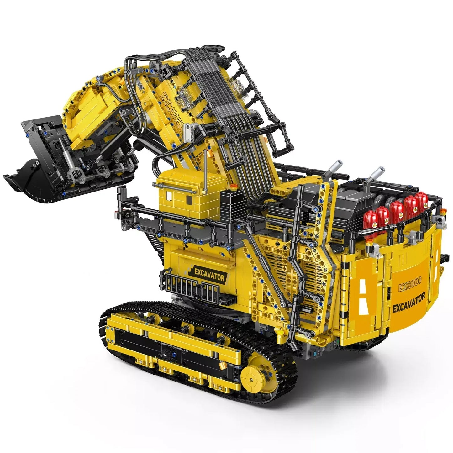 Mould King 17070 RC Raupenbagger Gelb - MaxiBricks