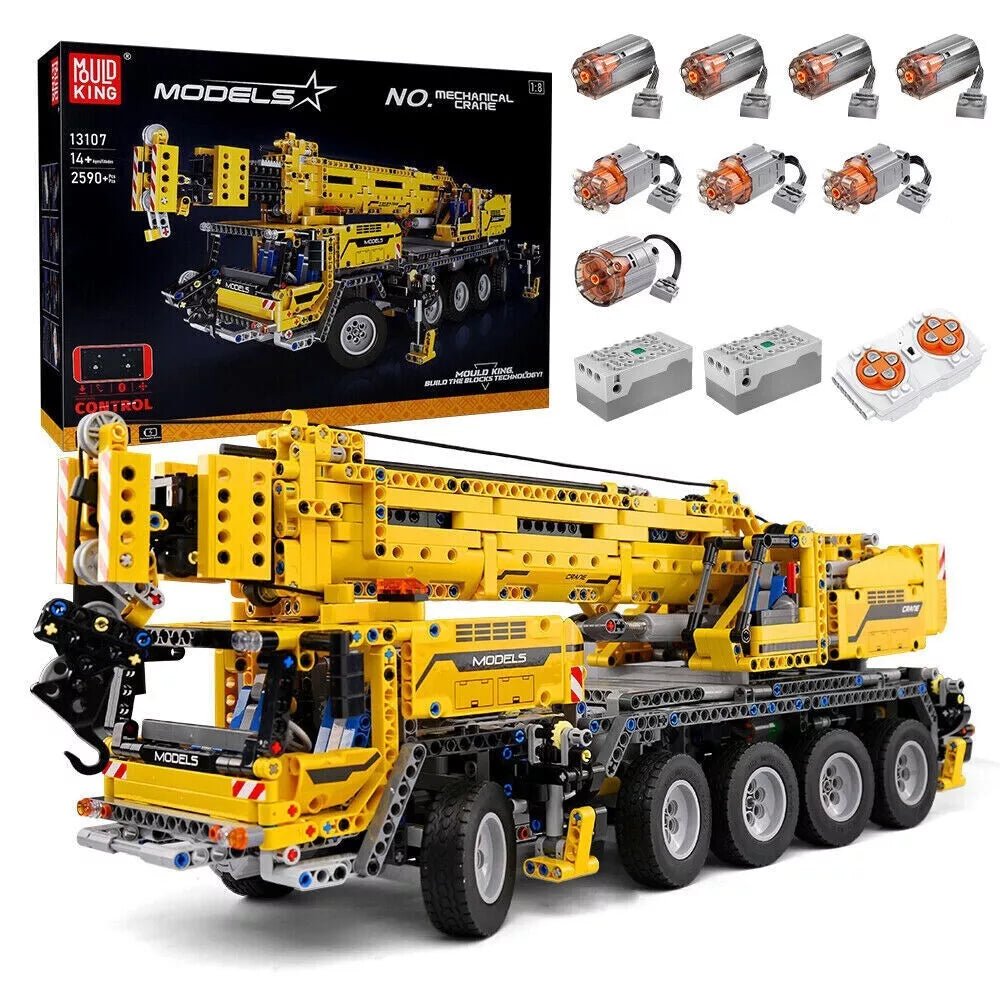 Mould King 13107 RC Mobilkranwagen, Kranwagen - MaxiBricks GmbHMK-13107