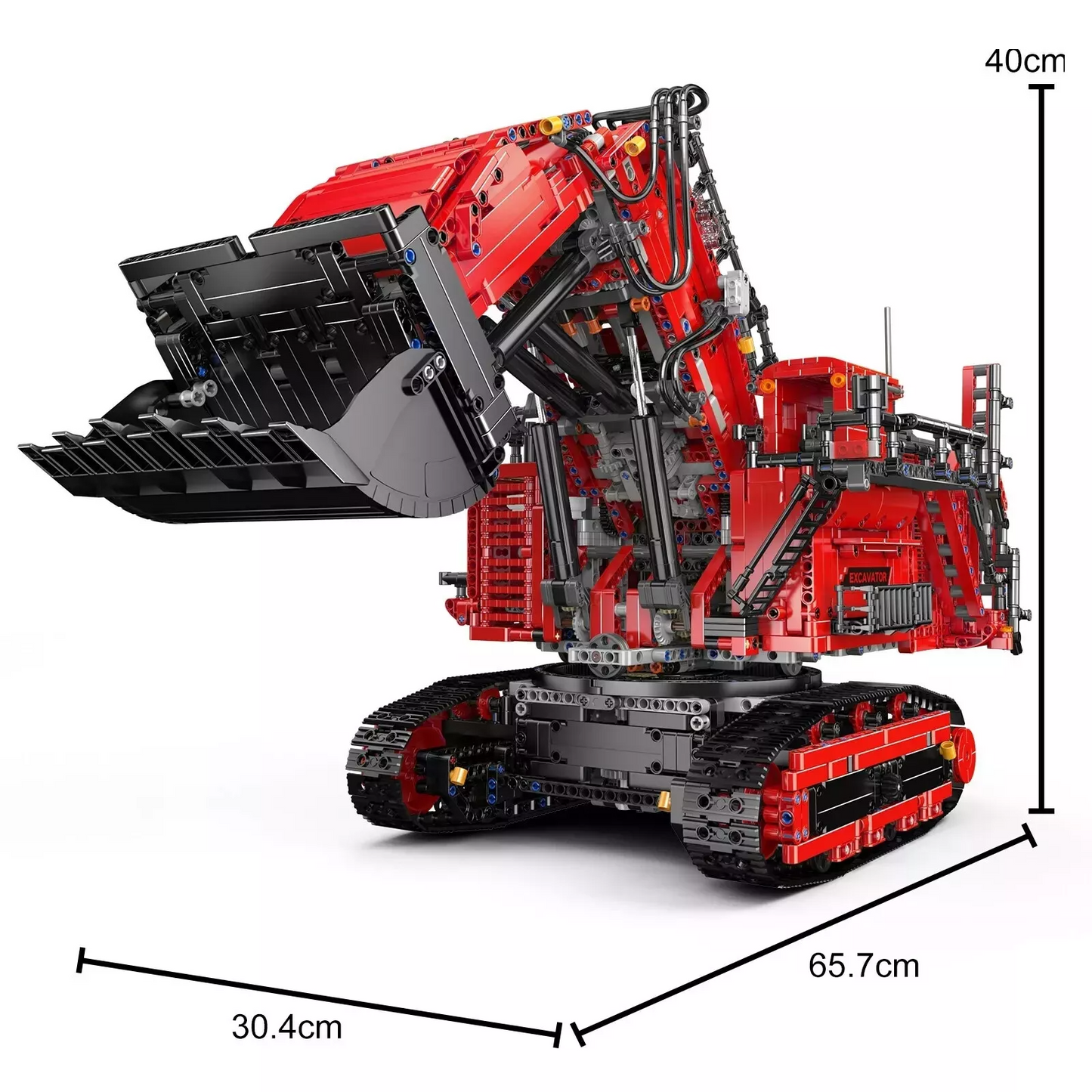 Mould King 17071 RC Raupenbagger Rot Mein Shop