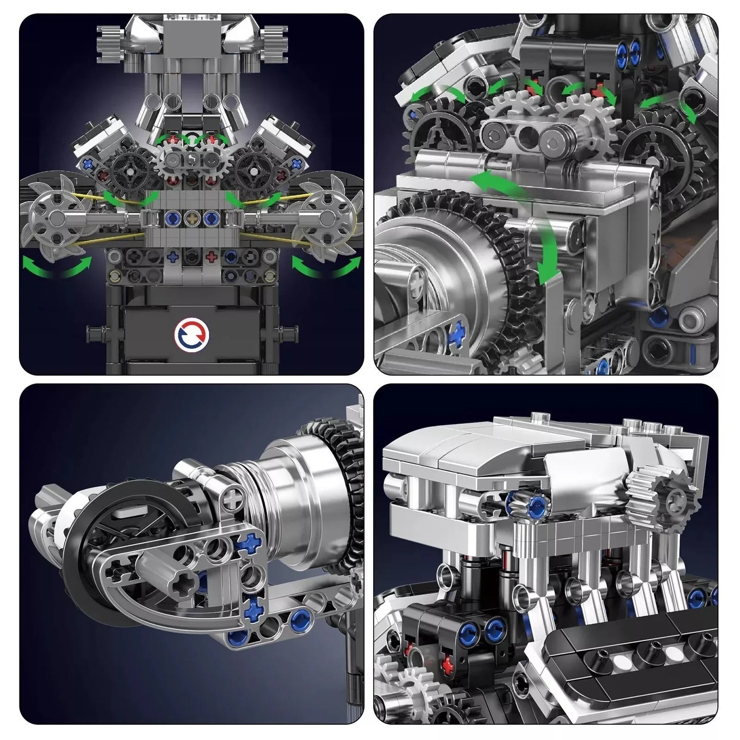 Mould King 10206 V8 Motor Engine V8 Mein Shop