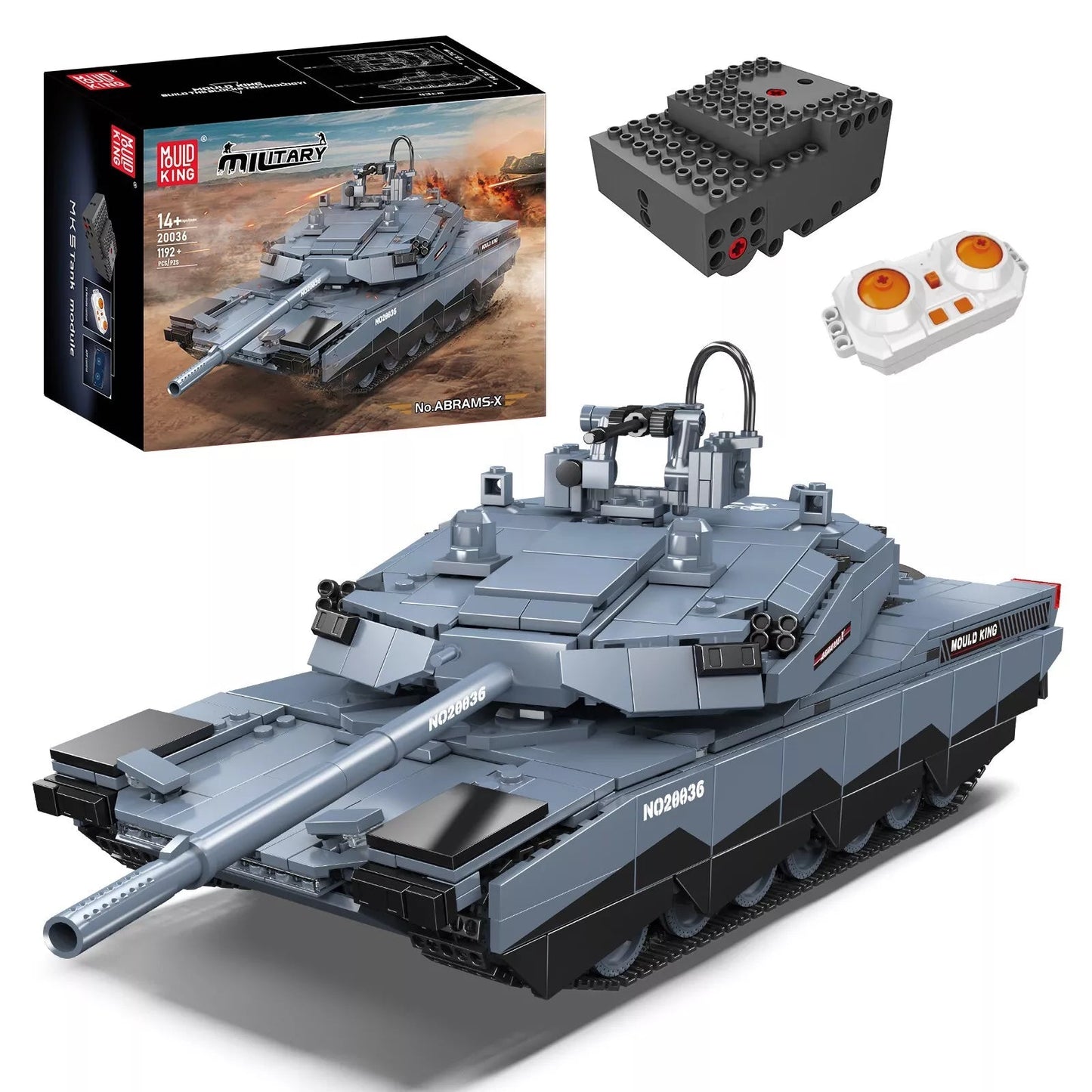 Mould King 20036 RC Schwerer Panzer Tank Mein Shop