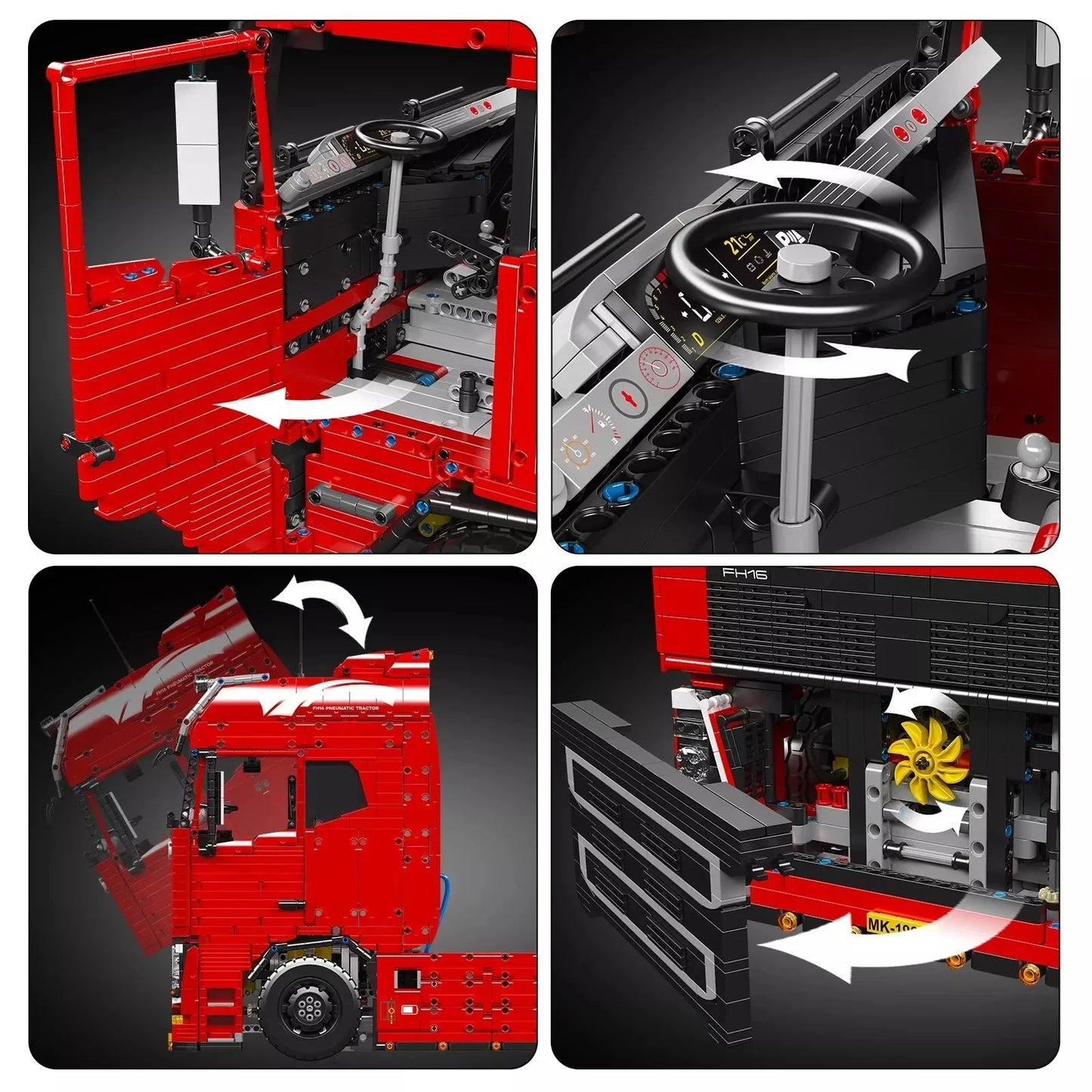 Mould King 19015 RC Technic Sattelschlepper LKW - MaxiBricks GmbHMK-19015