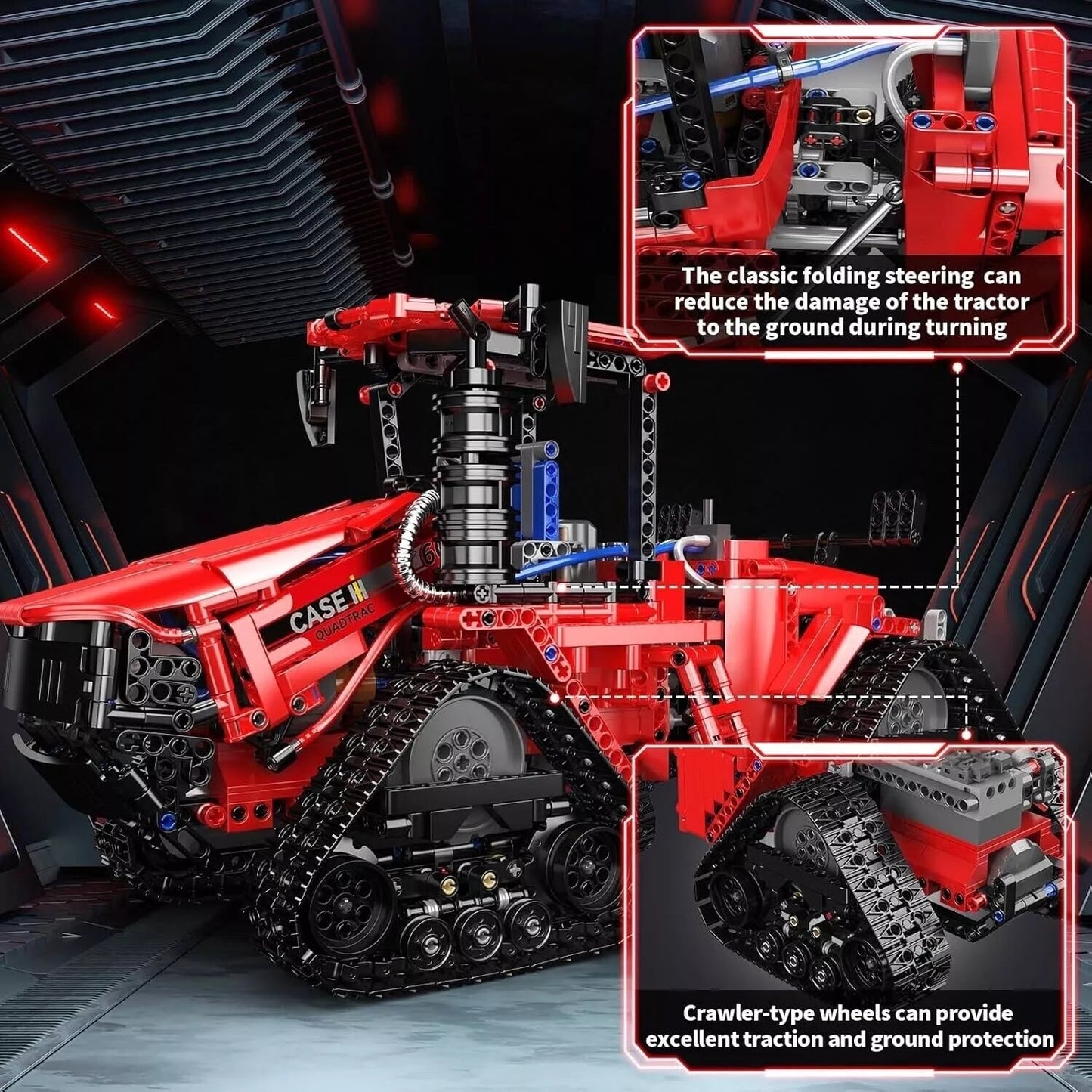 Mould King 18020 RC Pneumatische Ketten Traktor Mein Shop