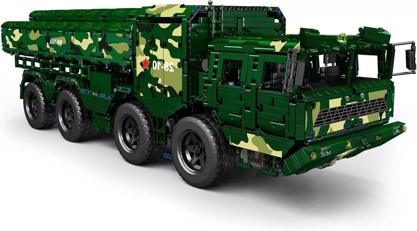 Mould King 20008 RC Technik Militär Raketen Truck MaxiBricks