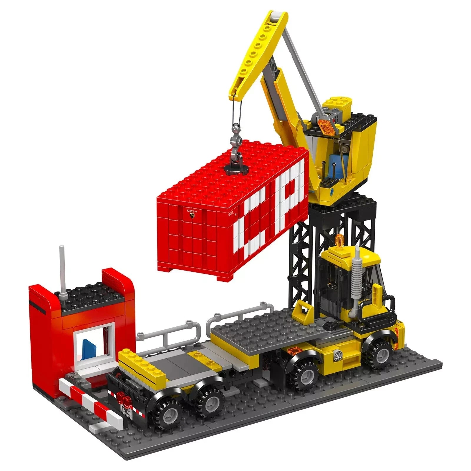 Mould King 12027 Motorisierte Diesel Lokomotive Zug MaxiBricks