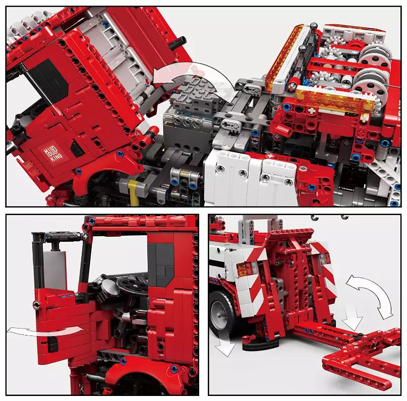 Mould King 17027 RC Technik Abschlepper Rescue Truck MaxiBricks