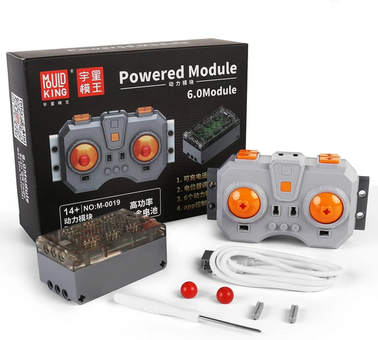 Mould King M-0019 Technik RC Fernbedienung 6.0 Akkubox MaxiBricks