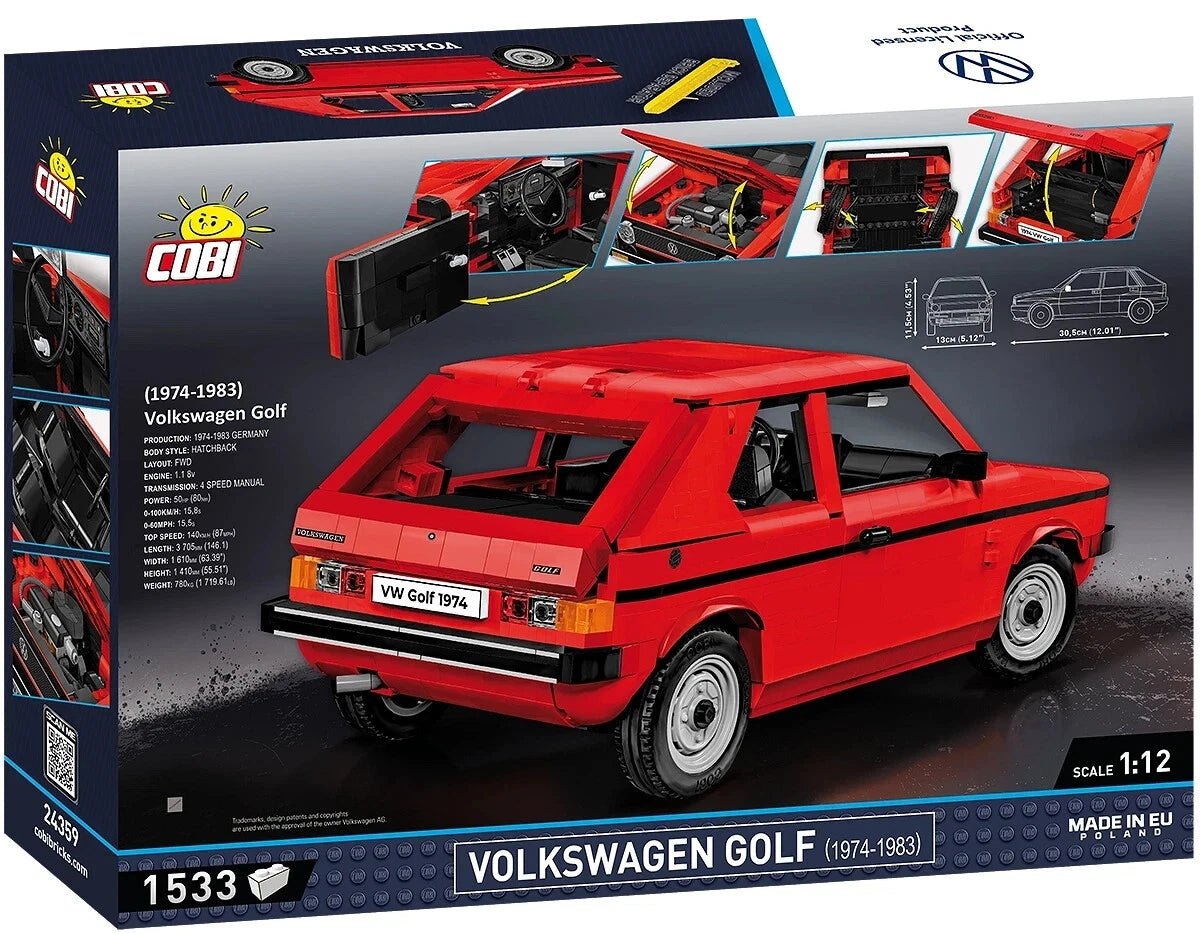 Cobi 24359 Volkswagen Golf I (1974 - 1983) 1:12 Modellauto - MaxiBricks GmbHCOBI-24359