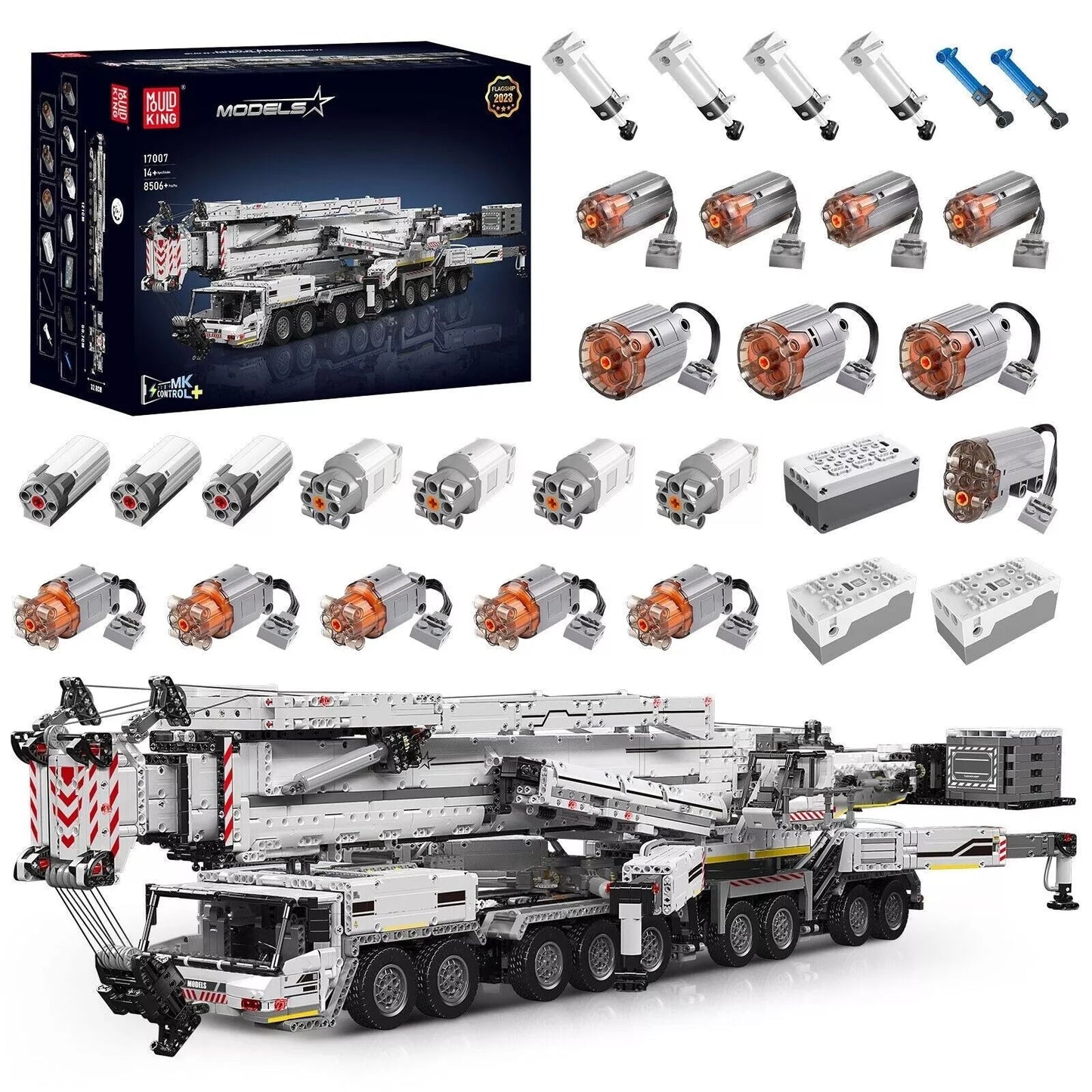 Mould King 17007 Liebherr LTM 11200 RC Technik Kranwagen Klemmbausteine Mein Shop