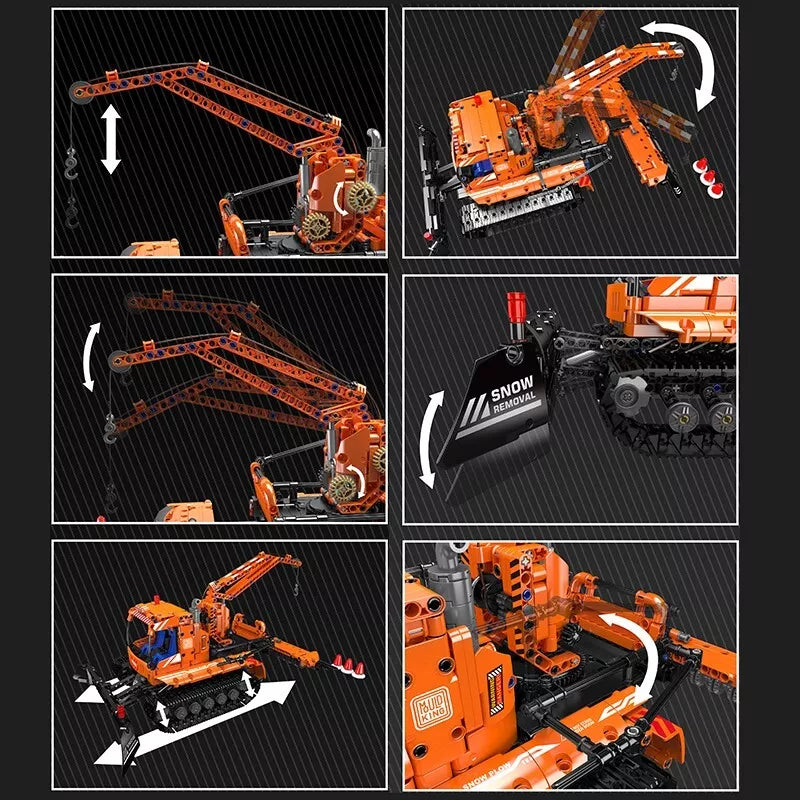 Mould King 17051 Technic RC Pistenraupe Snowplow Mein Shop