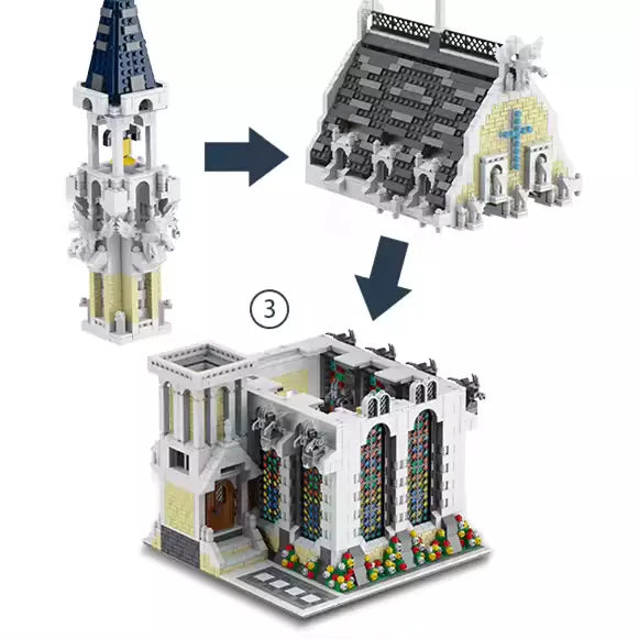 Mork 033006 Mittelalterliche Kirche modular Mein Shop