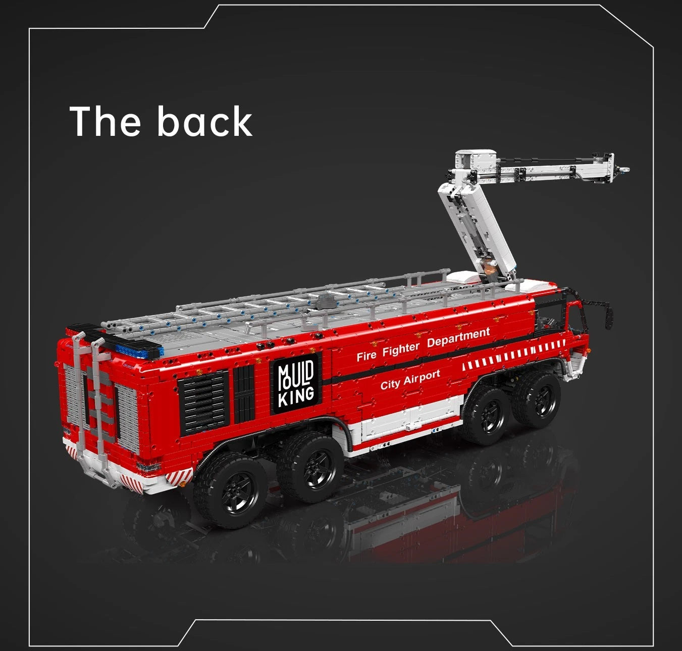Mould King 19004 RC Technik Flughafen Feuerwehr Airport Rescue Truck MaxiBricks