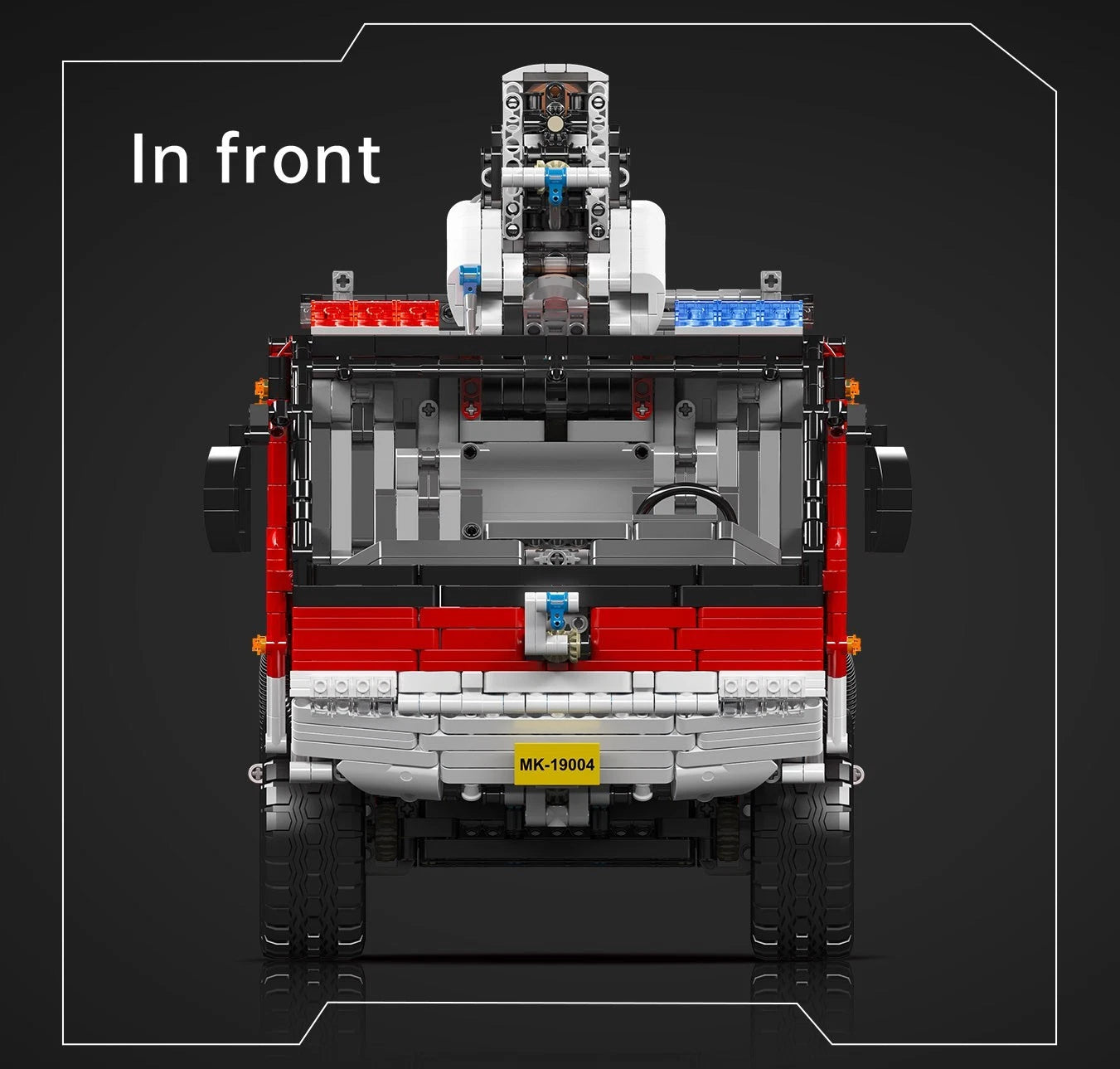 Mould King 19004 RC Technik Flughafen Feuerwehr Airport Rescue Truck MaxiBricks