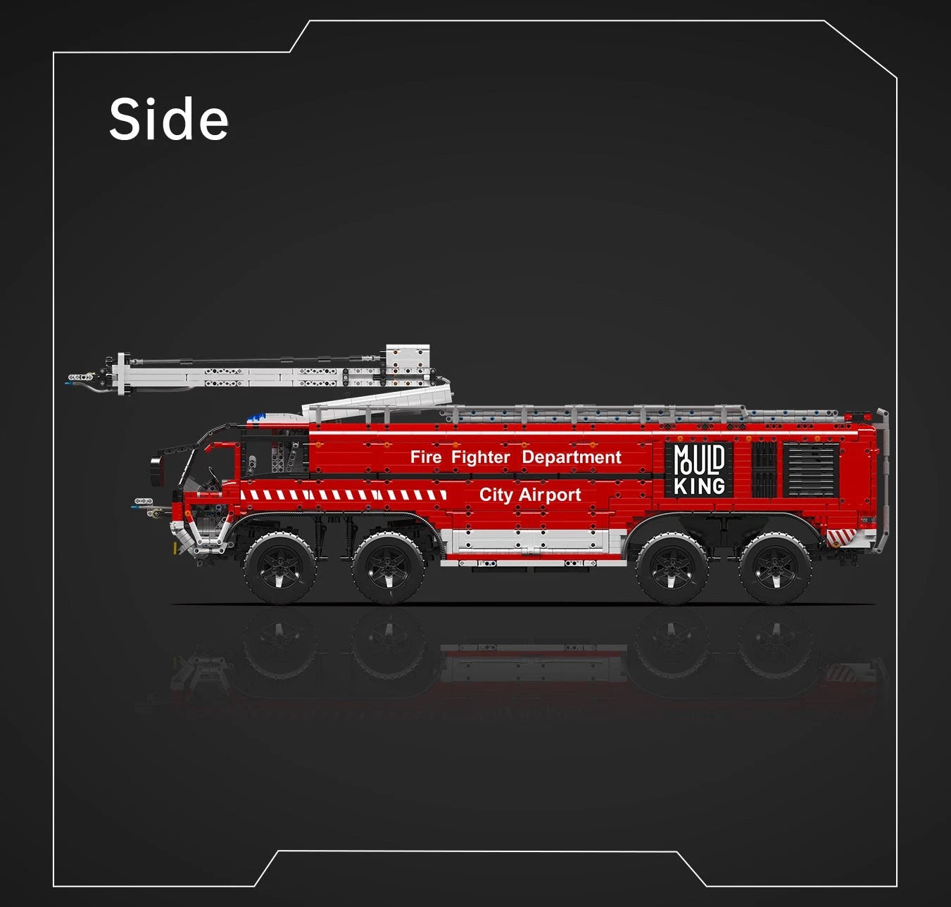 Mould King 19004 RC Technik Flughafen Feuerwehr Airport Rescue Truck MaxiBricks