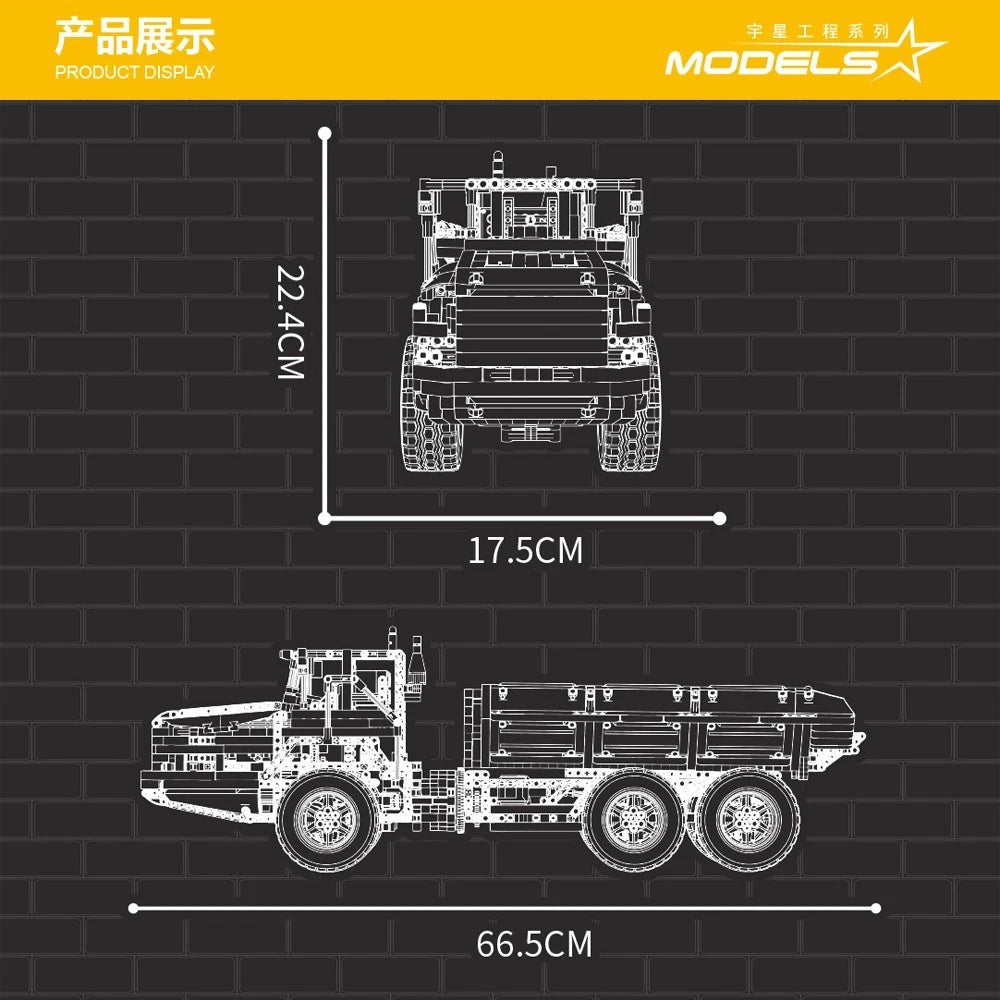 Mould King 17010 RC Technik Muldenkipper Dumper MaxiBricks