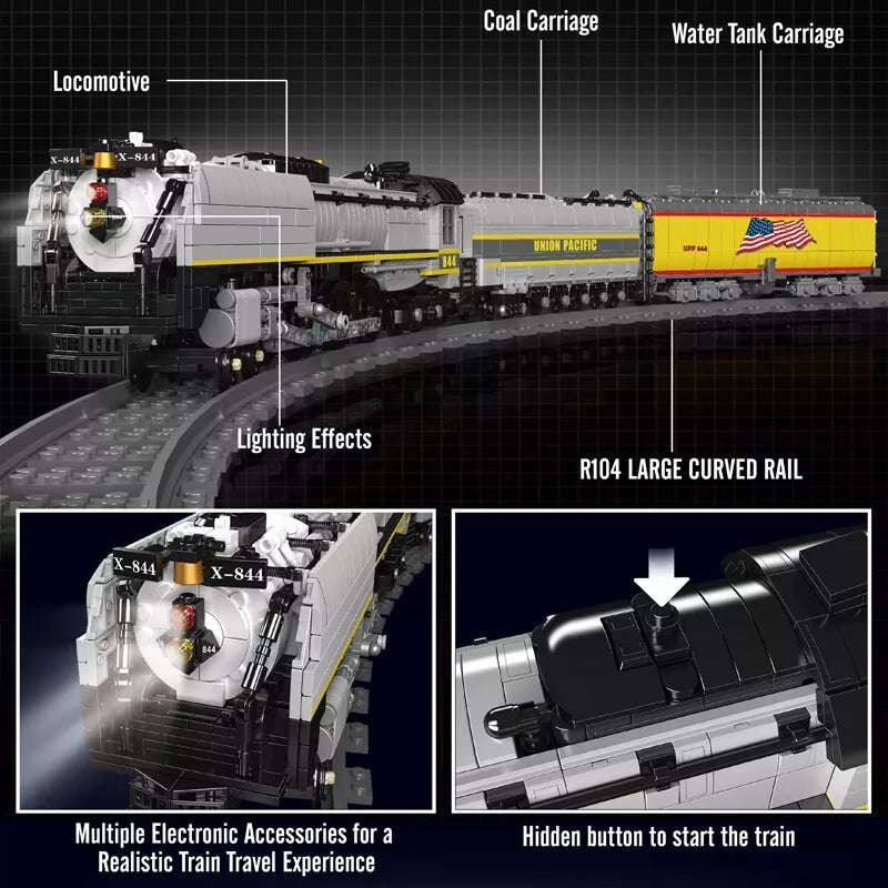 Mould King 12031 Union Pacific Dampflokomotive Mein Shop