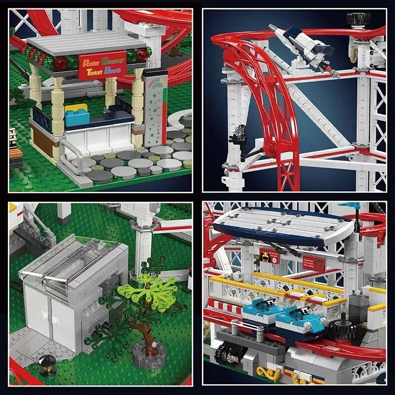 Mould King 11014 Achterbahn Roller Coaster MaxiBricks