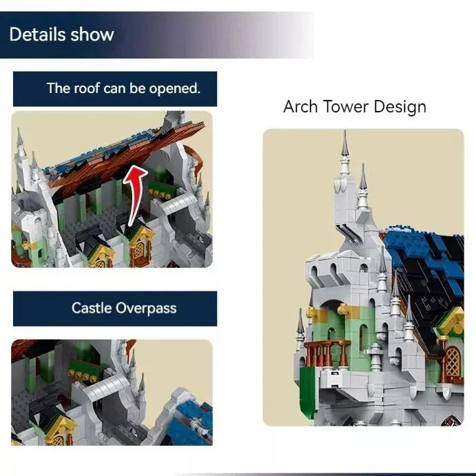 Mork 033010 Mittelalterliche Burg, Schloss Mein Shop