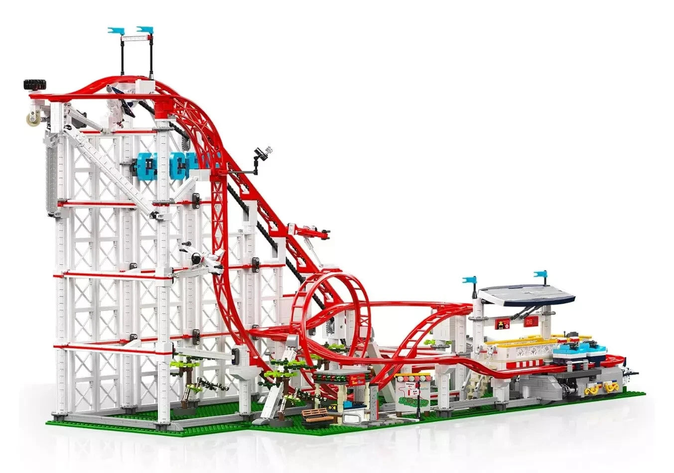Mould King 11014 Achterbahn Roller Coaster MaxiBricks