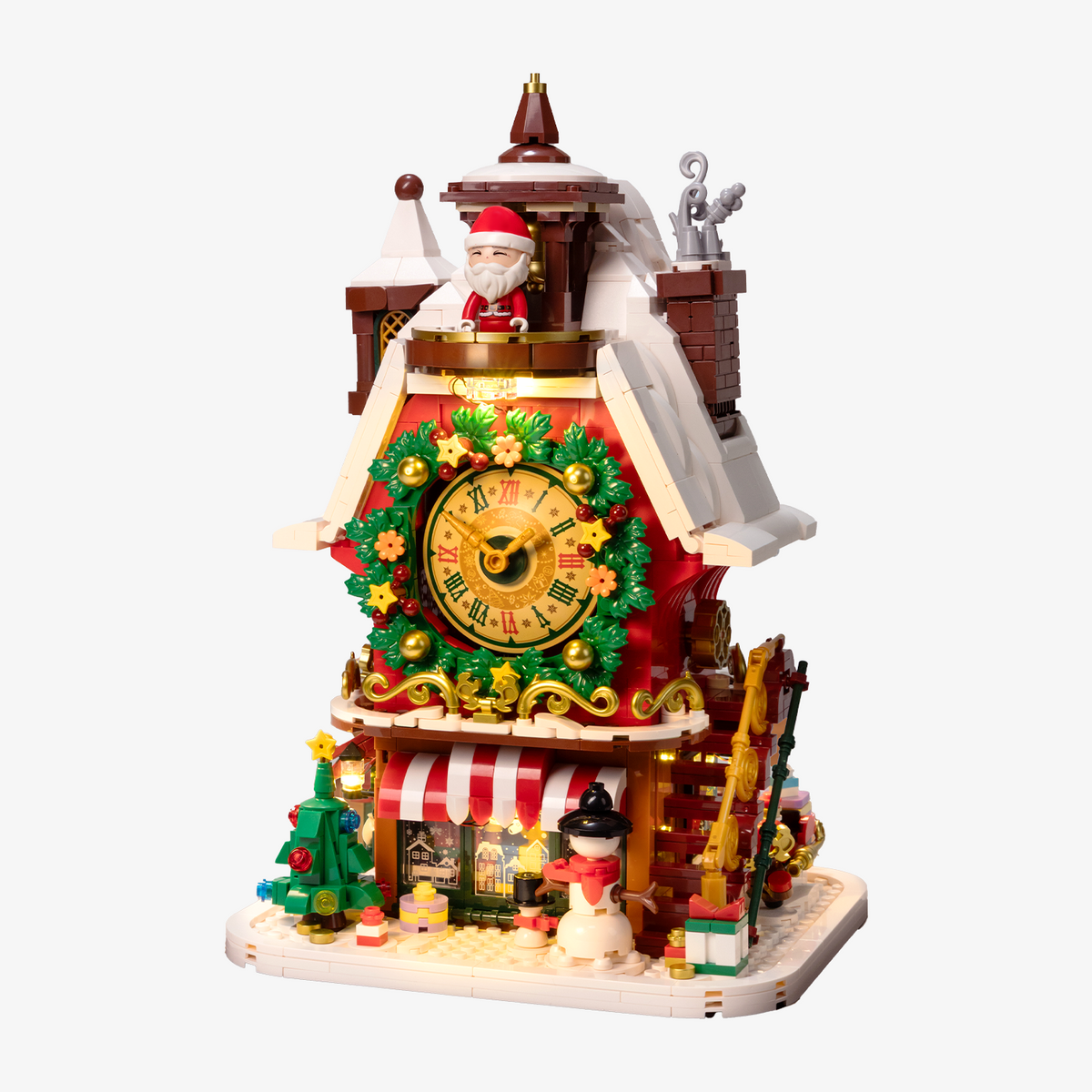 Pantasy 85075 Weihnachtsuhr mit Beleuchtung