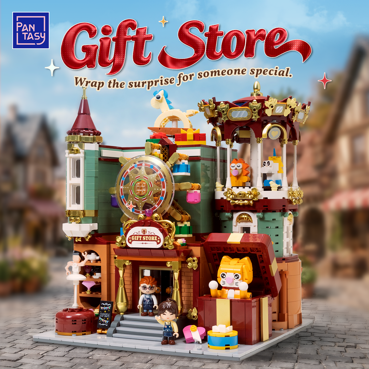 Pantasy 85043 Geschenkeladen Modular Building motorisiert