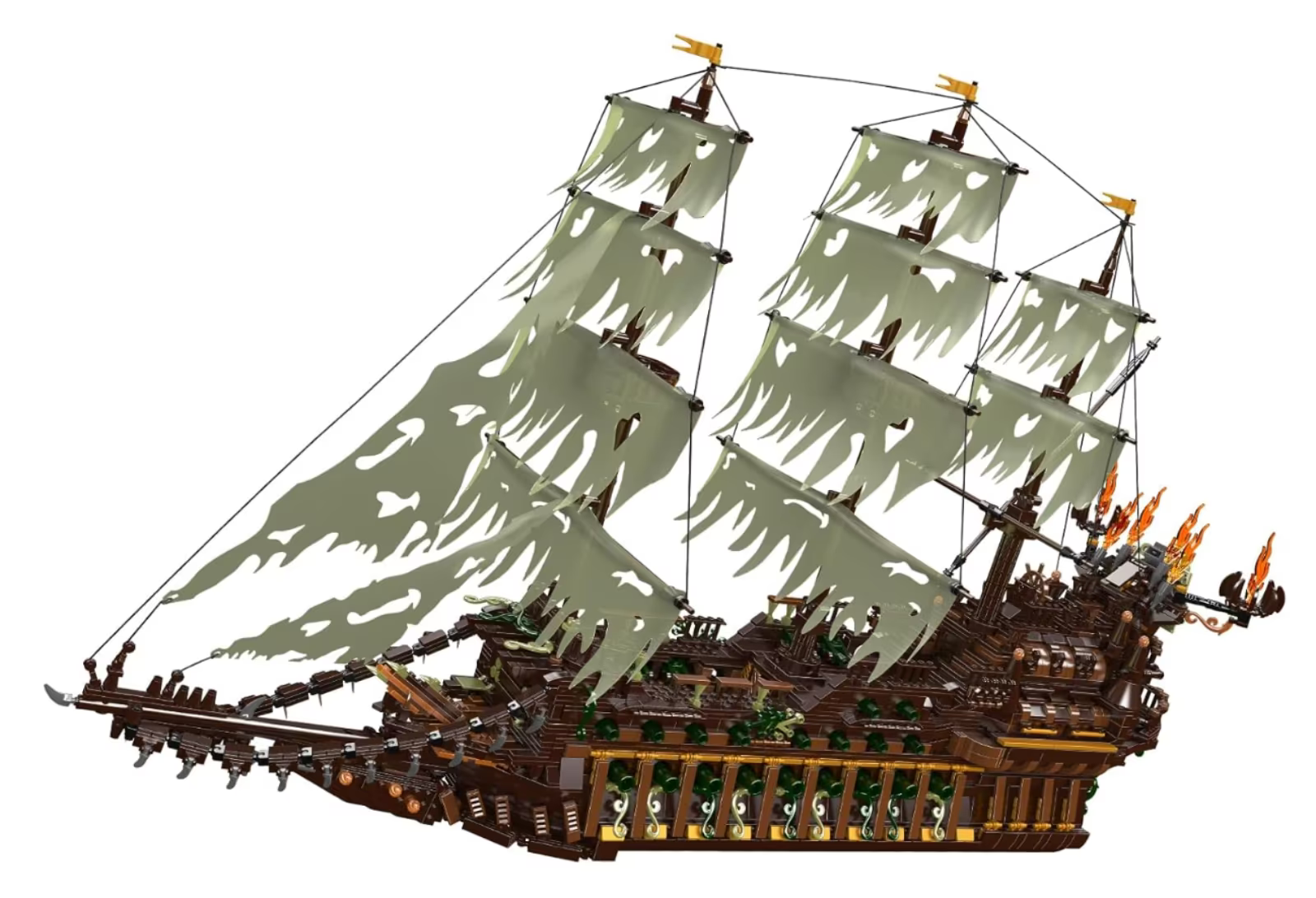 Mould King 13197 Flying Dutchman Piratenschiff MaxiBricks