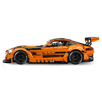 CaDA® C64008W Mercedes - AMG GT3 1:8 orange Klemmbausteine - MaxiBricks GmbHCADA-C64008W