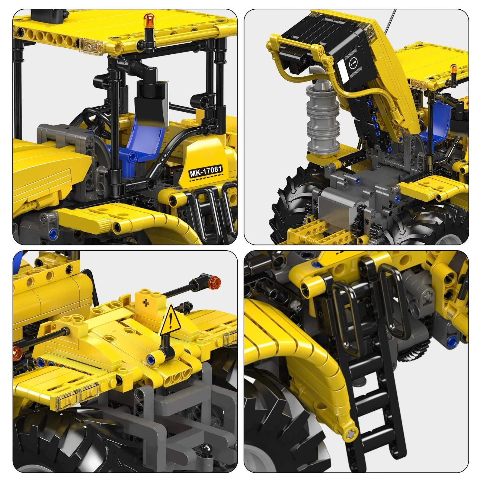 Mould King 17081 RC Technik Traktor ferngesteuert 1300 Klemmbausteine NEU OVP - MaxiBricks GmbHMK-17081