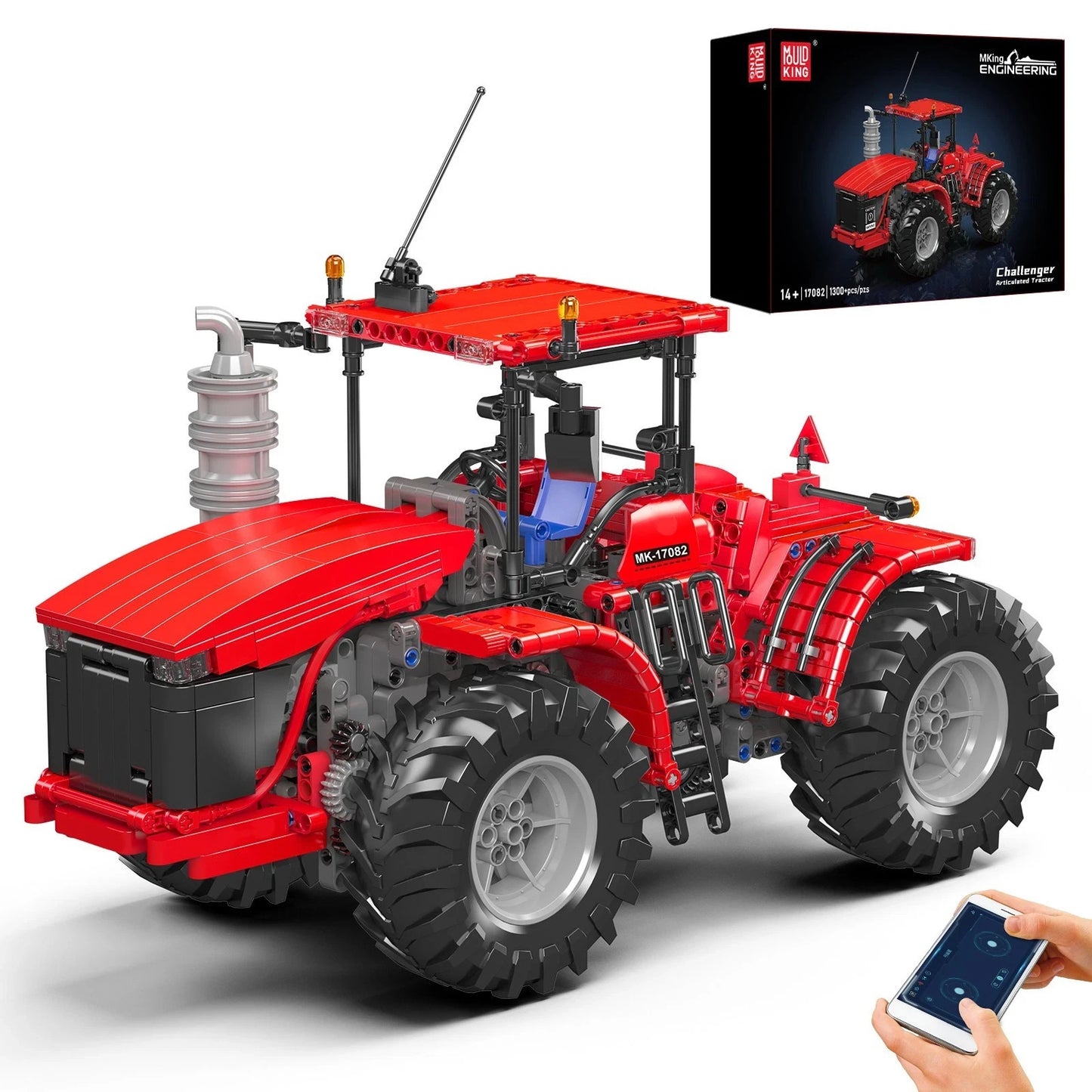 Mould King 17082 RC Technik Traktor ferngesteuert - MaxiBricks GmbHMK-17082