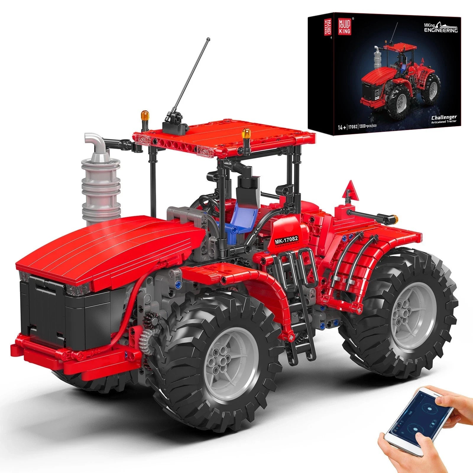 Mould King 17082 RC Technik Traktor ferngesteuert - MaxiBricks GmbHMK-17082