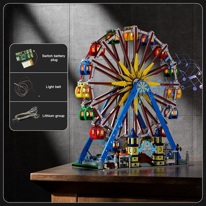 Mould King 11006 Beleuchtetes Kirmes Riesenrad 3836 - MaxiBricks GmbHMK-11006