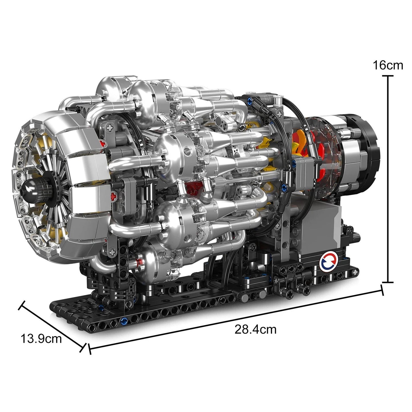 Mould King 10216 Technik Flugzeug Jet - Triebwerk motorisiert - MaxiBricks GmbHMK-10216