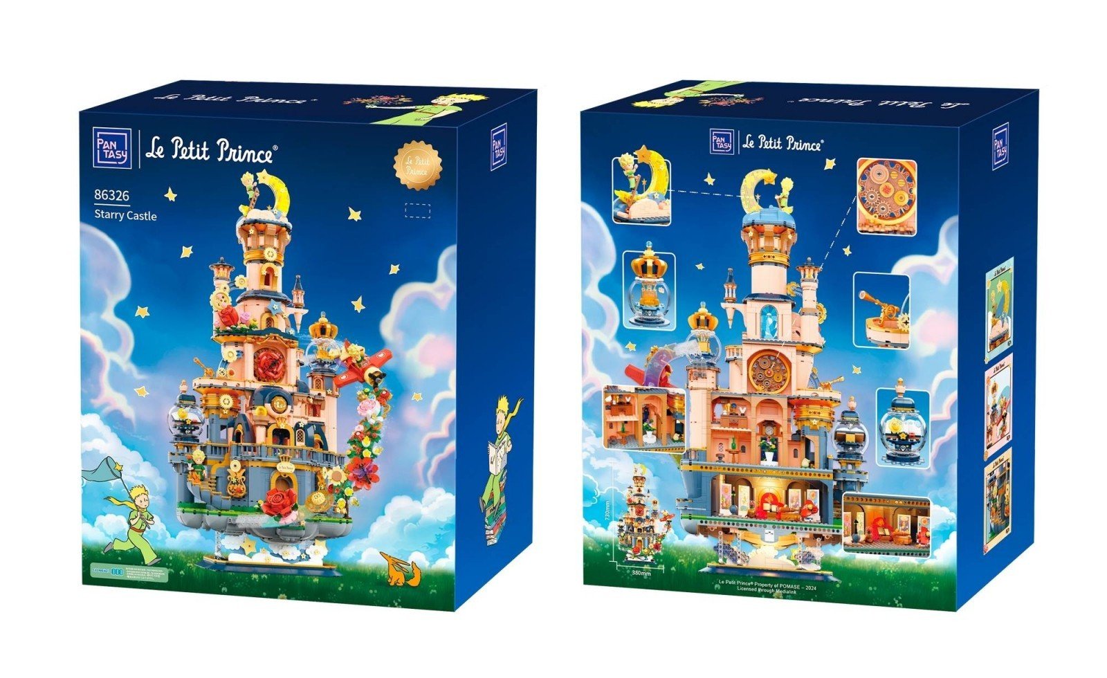 Pantasy 86326 Der kleine Prinz Schloss Starry Castle mit LED - MaxiBricks GmbH86326
