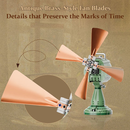 Pantasy 85044 Retro Tischventilator motorisiert