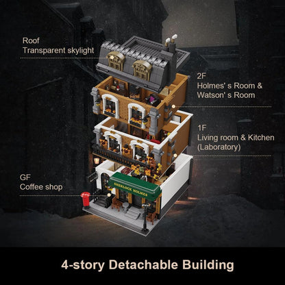 Pantasy 85014 Modular Building Sherlock Holmes Baker Street 3087 Teile - MaxiBricks GmbH85014