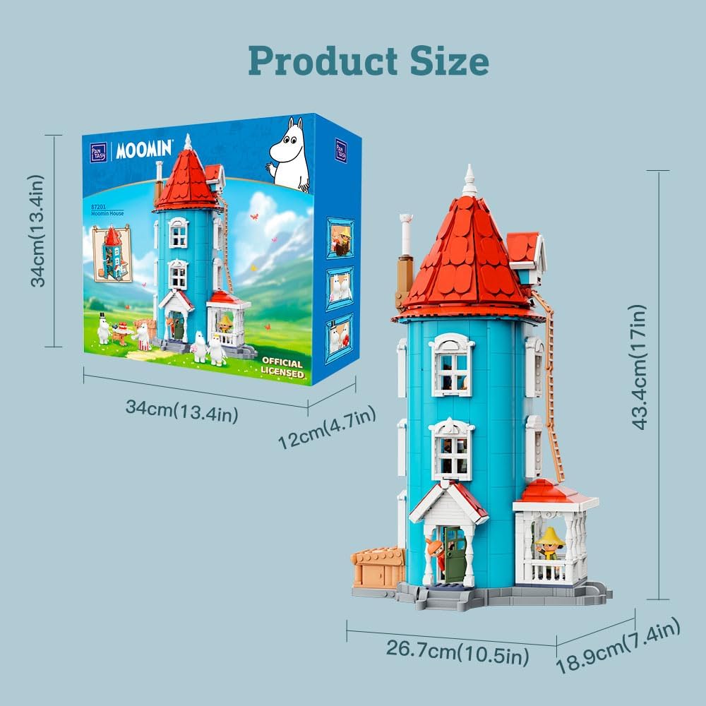 Pantasy 87201 Das Haus der Mumins - Moomin House 1757 Klemmbausteine
