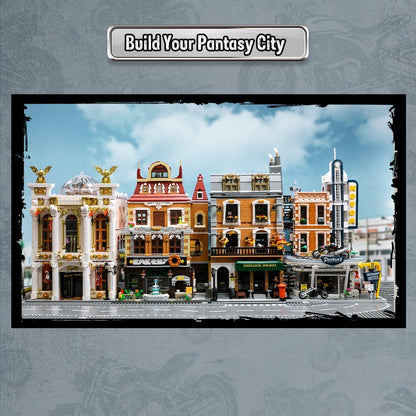 Pantasy 85024 Retro Motorrad-Diner Bar 2994 Teile Modular Building MaxiBricks