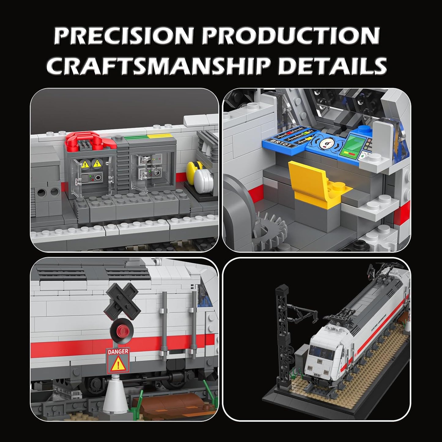 Reobrix 66802 BR101 Personenzug Lok Zug Diorama Mein Shop