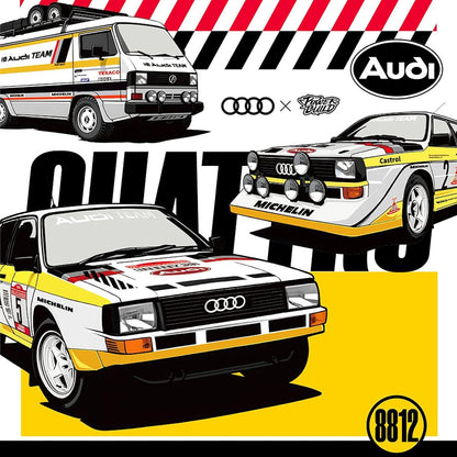 Bole Brick PB8812 Team Audi S1 Sport Quattro 1984 1:32 - MaxiBricks GmbHPB8812