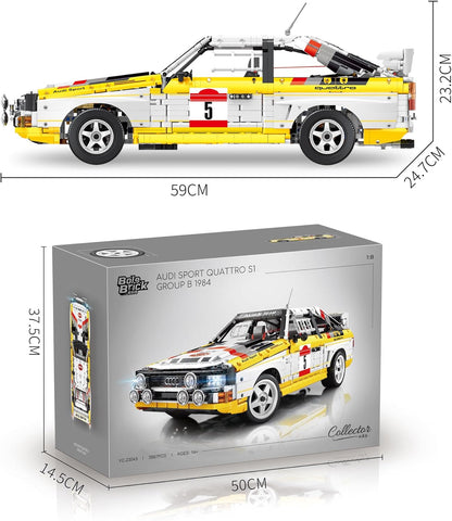 Bole Brick YC 23043 Technik Audi Sport Quattro 1984 1:8 - MaxiBricks GmbHYC23043