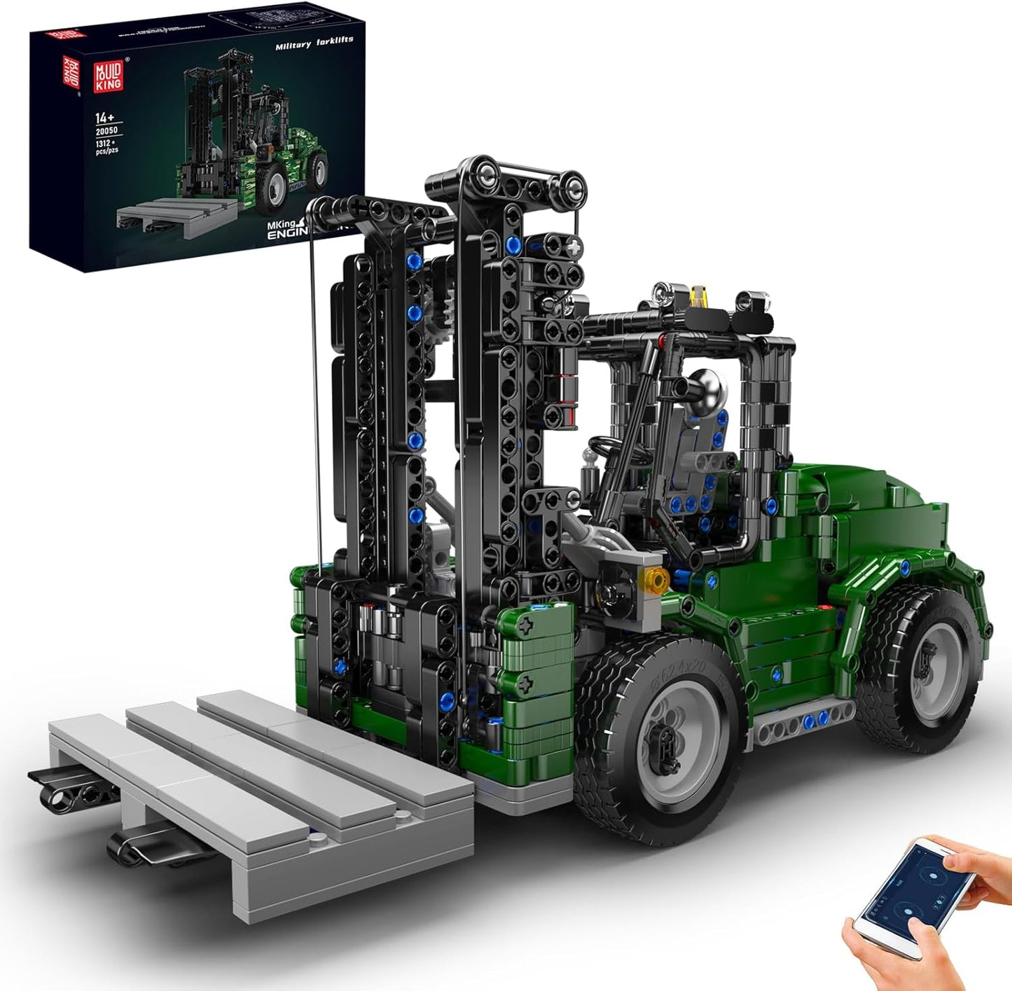Mould King 20050 RC Technik Gabelstapler - Forklift Mein Shop