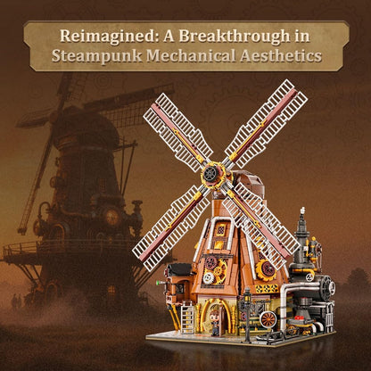 Pantasy 85026 Steampunk Windmühle 2400 Klemmbausteine Modular Building - MaxiBricks GmbH85026
